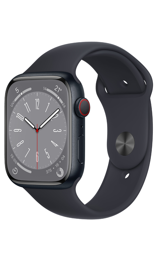 Apple Watch Series 8 (GPS+4G) Cellular 45mm Aluminium