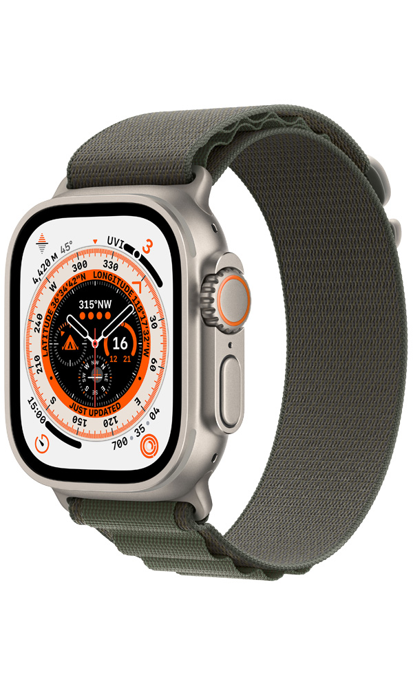 Apple Watch Ultra (GPS+4G) Cellular 49mm Titanium Alpine Loop