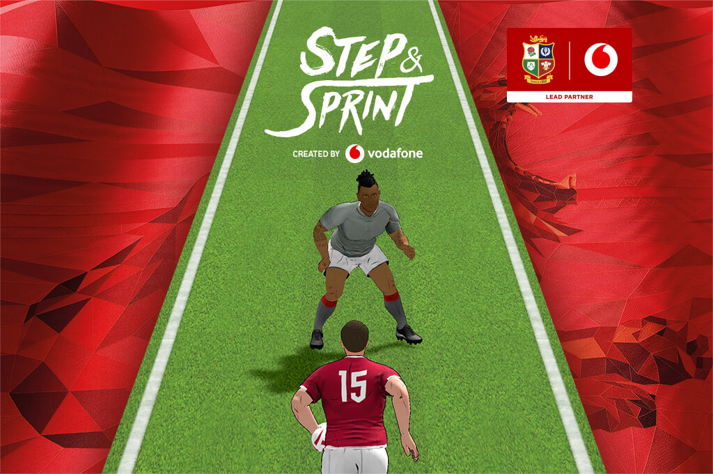 Play Step & Sprint with the official British & Irish Lions app 